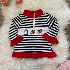 UGA Football Half-Zip Pullover